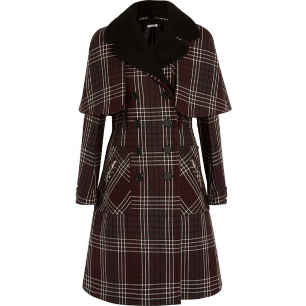 Miu Miu Coat, cape/collar removable, size ITAL 40, excellent condition